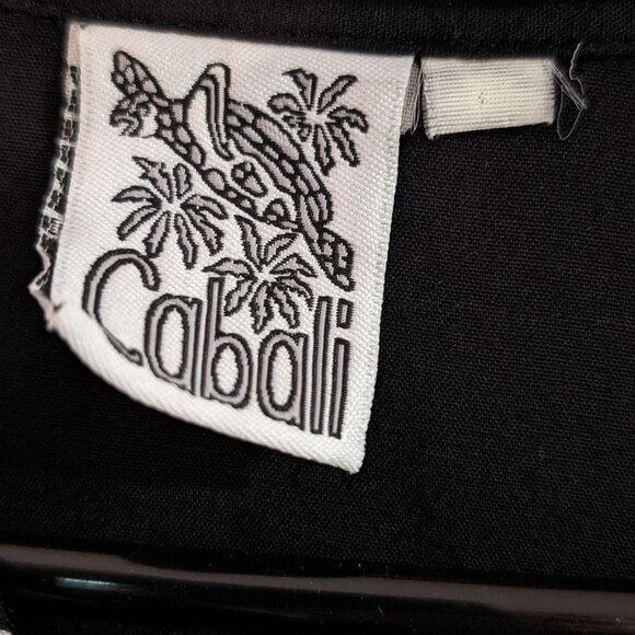 RARE Vintage CABALI Hawaiian mens short sleeve 100% Rayon - Picture 2 of 4